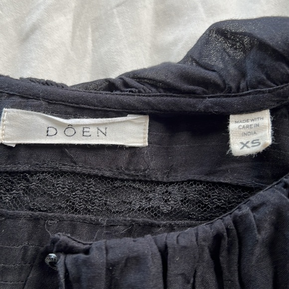 DOEN MARLA DRESS -- BLACK - Picture 9 of 10